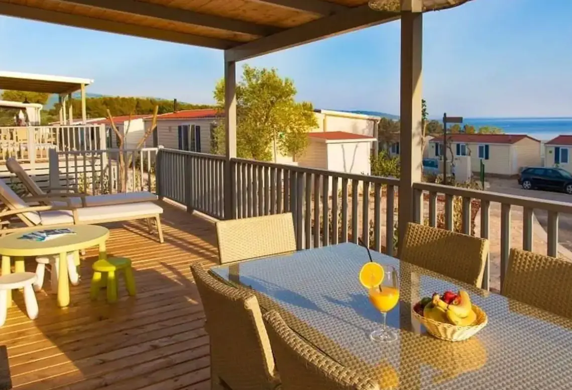 Widok z hotelu Krk Premium Camping Resort by Valamar
