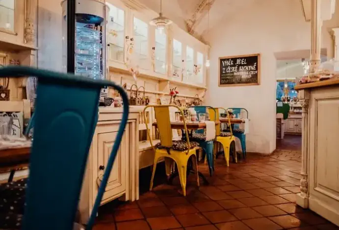Restauracja i jedzenie w hotelu Krumlovska Pohadka