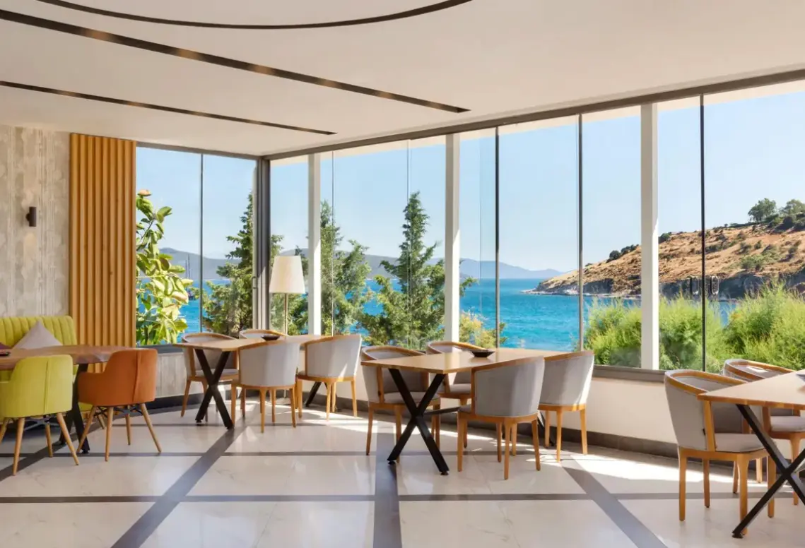 Restauracja i jedzenie w hotelu La Quinta by Wyndham Bodrum (ex. Mavi)