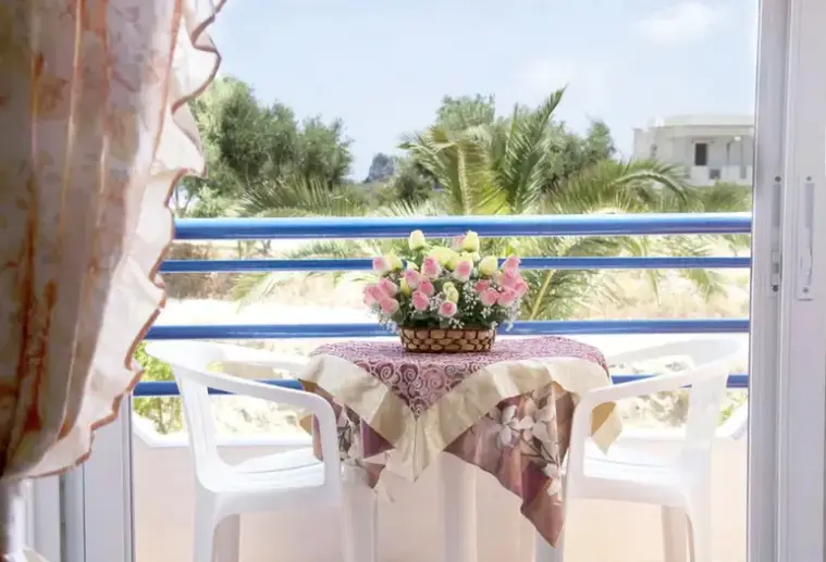 Widok z hotelu Maritsa Studios