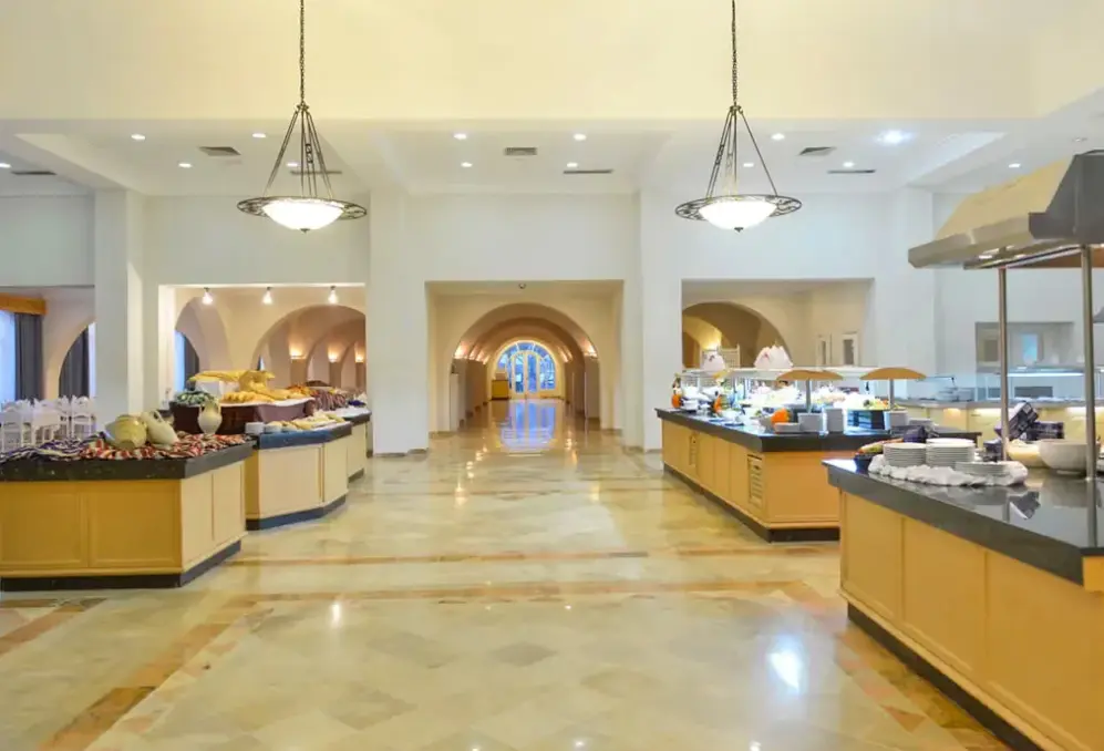 Restauracja i jedzenie w hotelu Monarque Dar Djerba Zahra