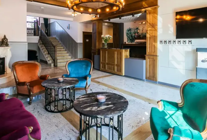 Lobby hotelu Nordowi Dwór