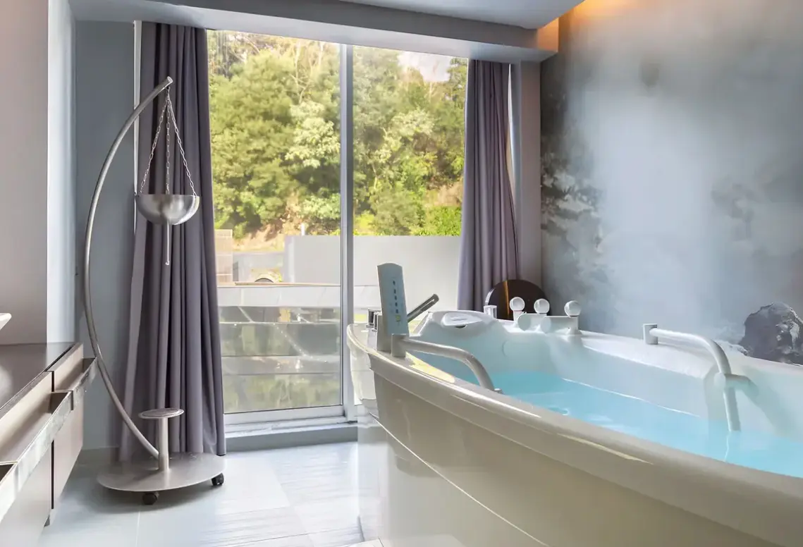 Łazienka w pokoju hotelu Octant Furnas Boutique Thermal & Spa