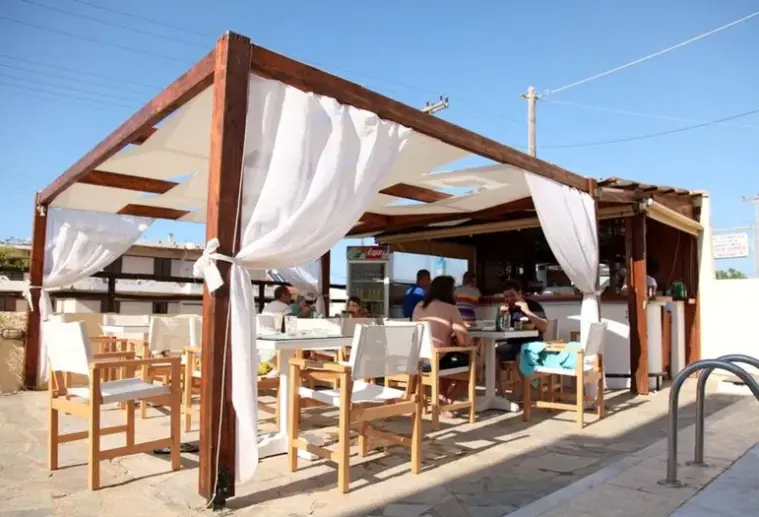 Plaża przy hotelu Olga Studios