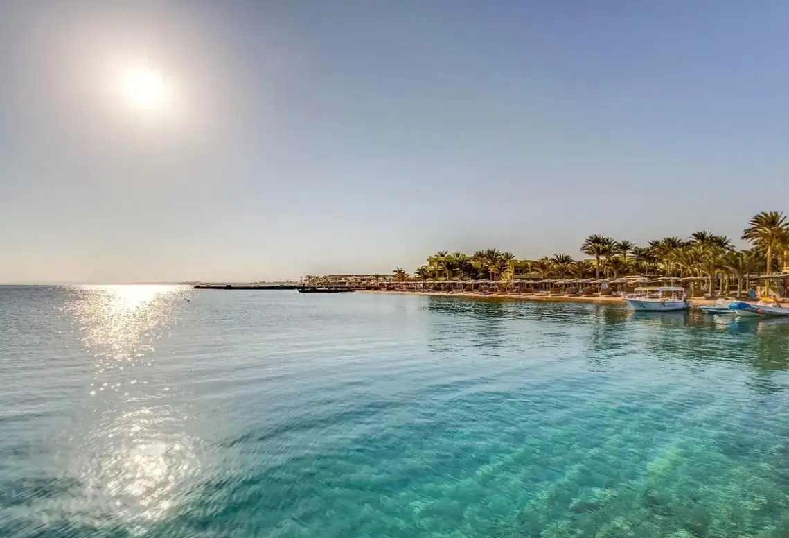 Plaża przy hotelu Palm Beach Resort (Hurghada)