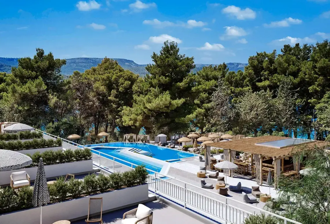 Basen w hotelu [Places] Hvar by Valamar