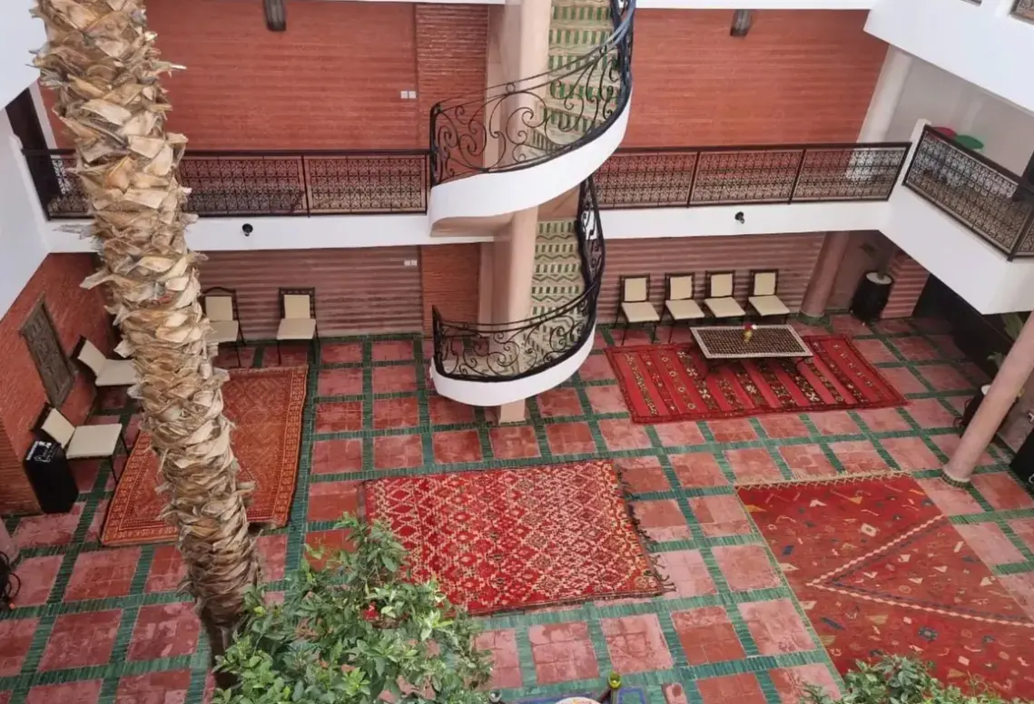 Lobby hotelu Riad Dar Nejma