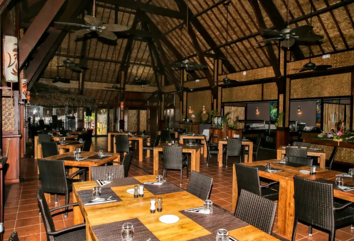 Restauracja i jedzenie w hotelu Royal Bora Bora