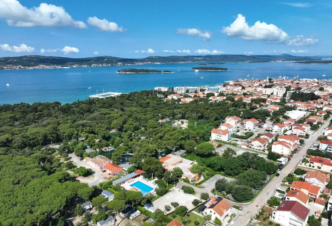 Widok z hotelu San Antonio (Biograd na Moru)
