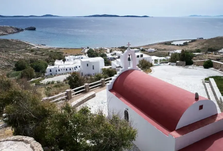 Widok z hotelu San Marco (Mykonos)