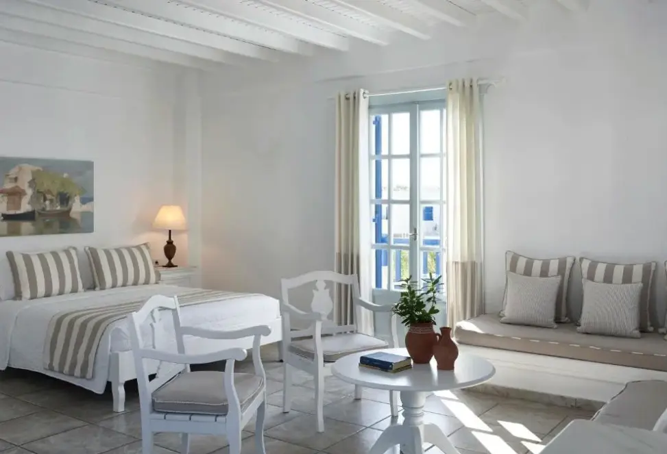 Pokój w hotelu San Marco (Mykonos)