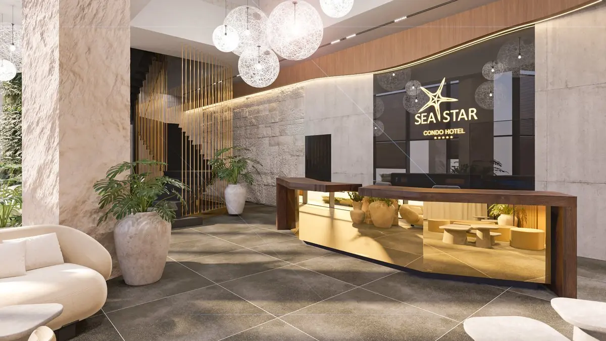 Lobby hotelu Sea Star