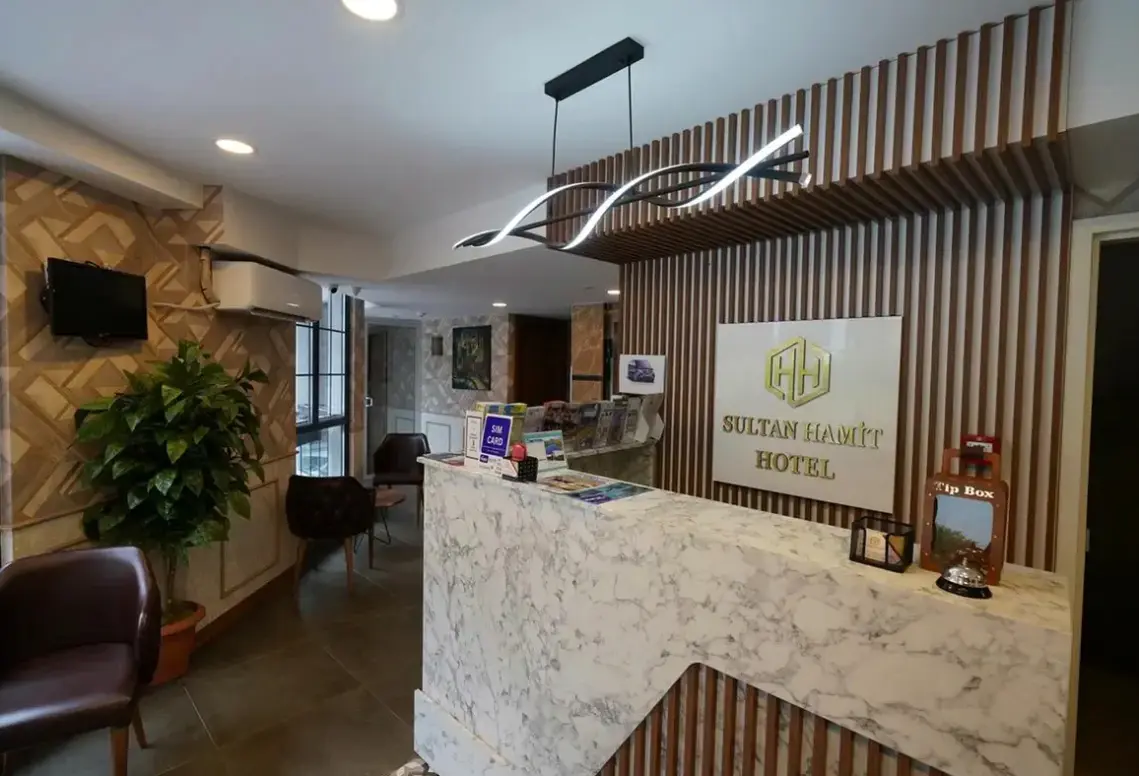 Lobby hotelu Sultan Hamit