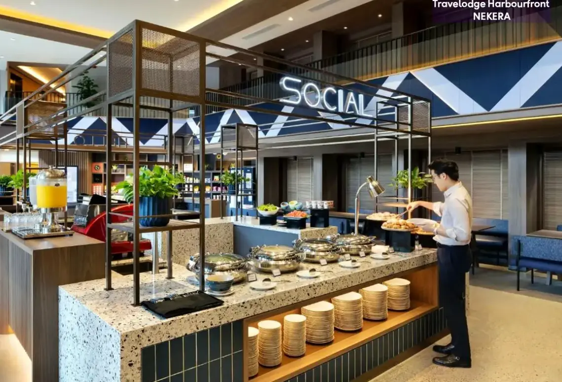 Restauracja i jedzenie w hotelu Travelodge Harbourfront