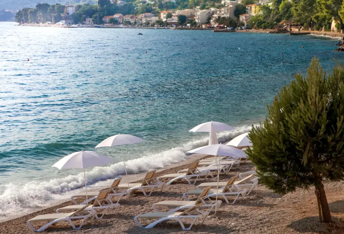 Plaża przy hotelu TUI Blue Adriatic Beach Resort (ex. Sensimar Adriatic Beach Resort)