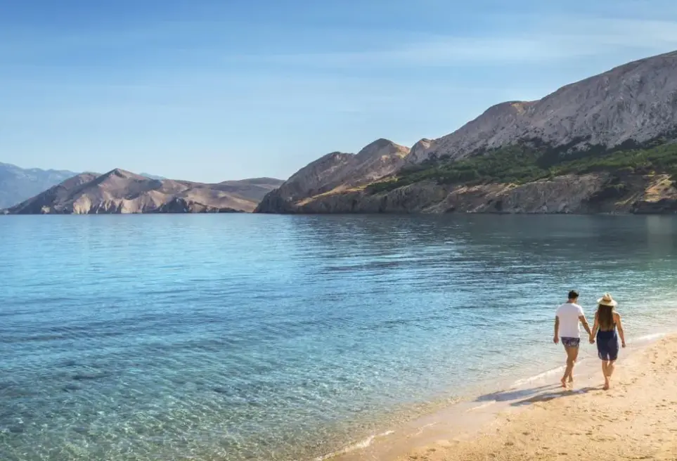 Plaża przy hotelu Valamar Villa Adria