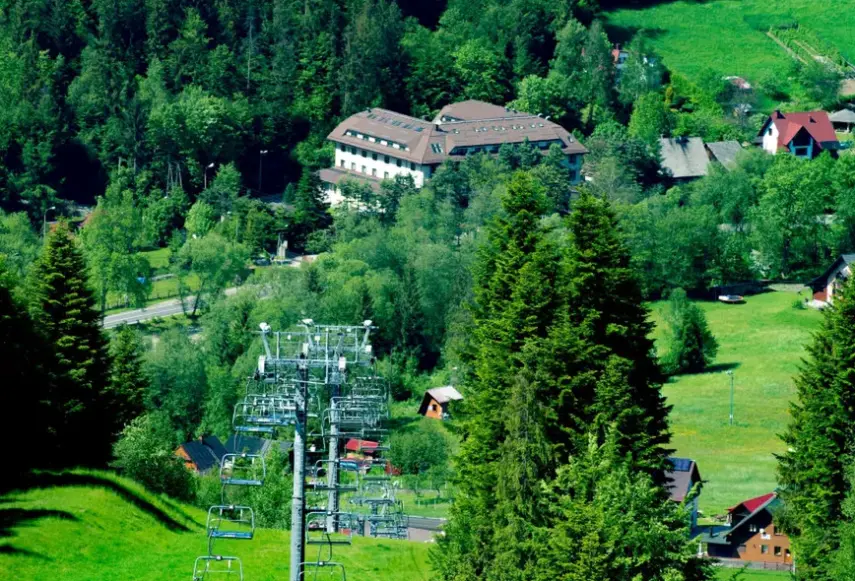 Widok z hotelu Vestina (Wisła)