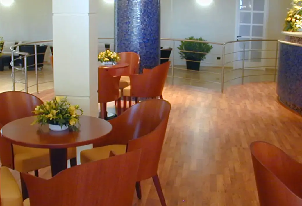 Lobby hotelu Villaggio Estella Club