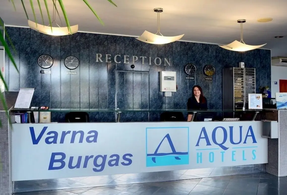 Lobby hotelu Aqua Varna