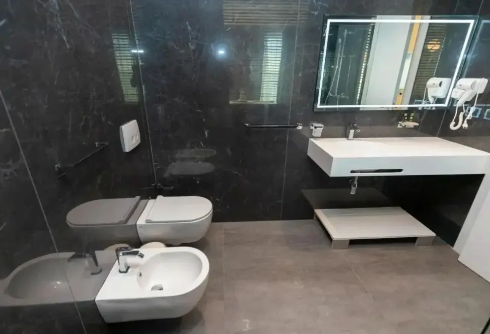 Łazienka w pokoju hotelu Esbjerg