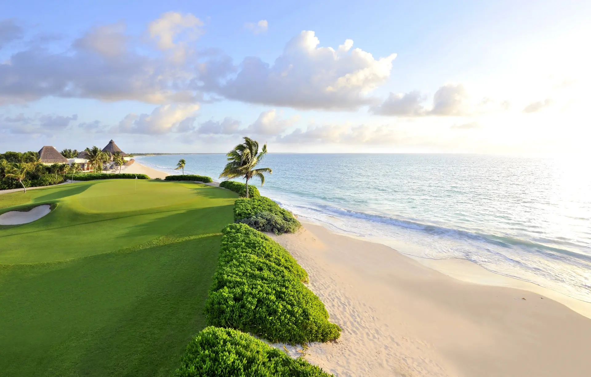 Plaża przy hotelu Fairmont Mayakoba