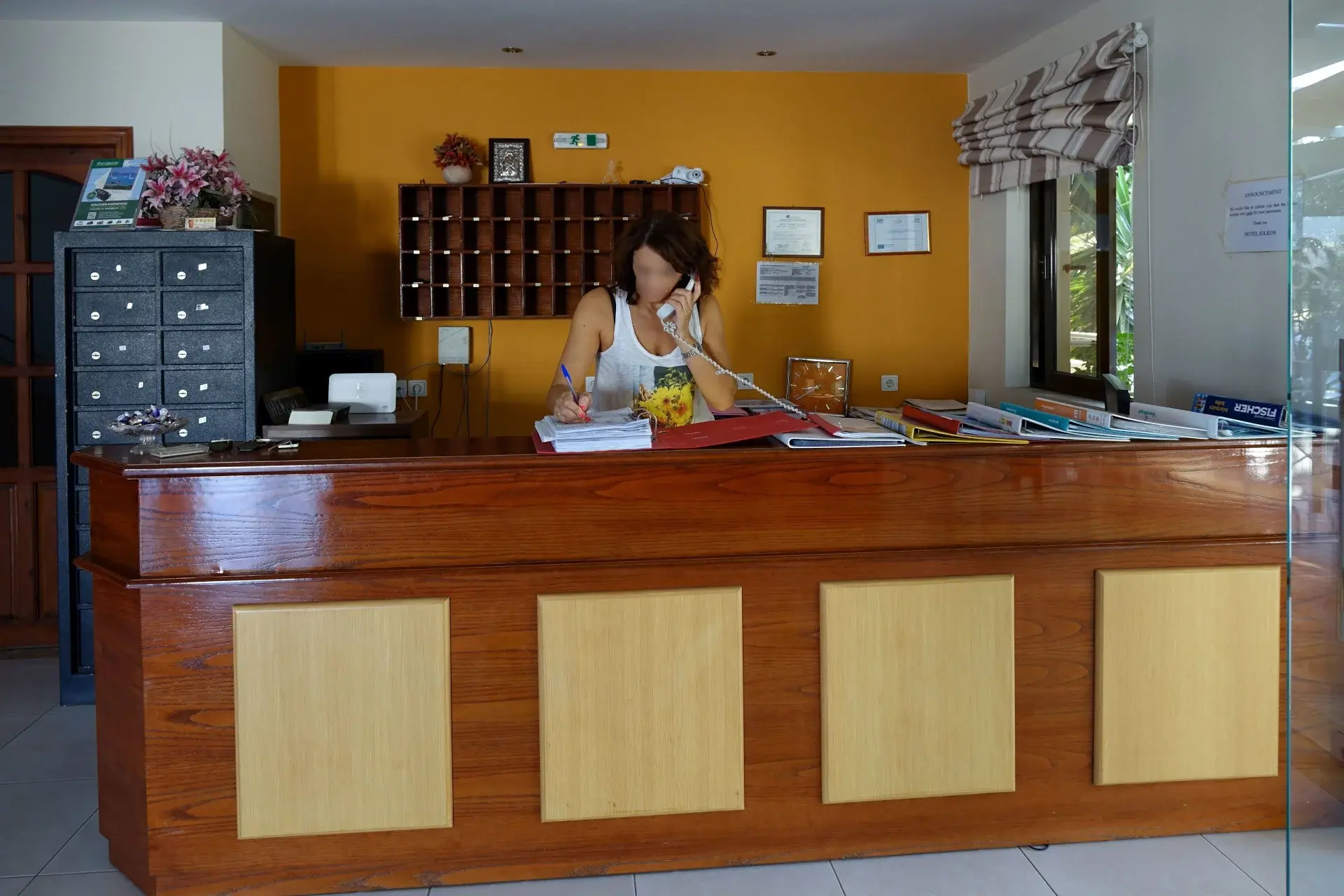 Lobby hotelu Hotel Iolkos