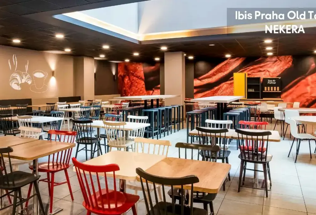Restauracja i jedzenie w hotelu Ibis Praha Old Town