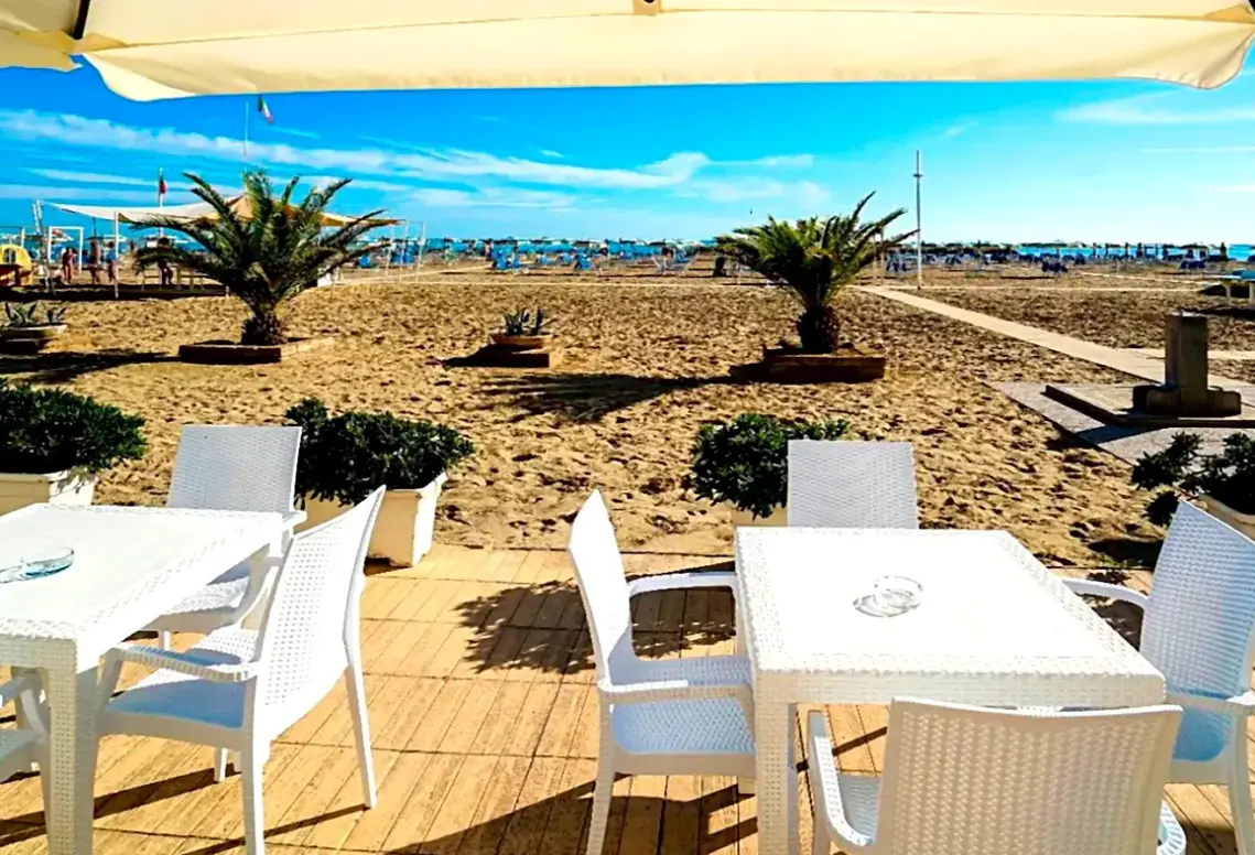 Plaża przy hotelu Imperial Beach (Rimini)