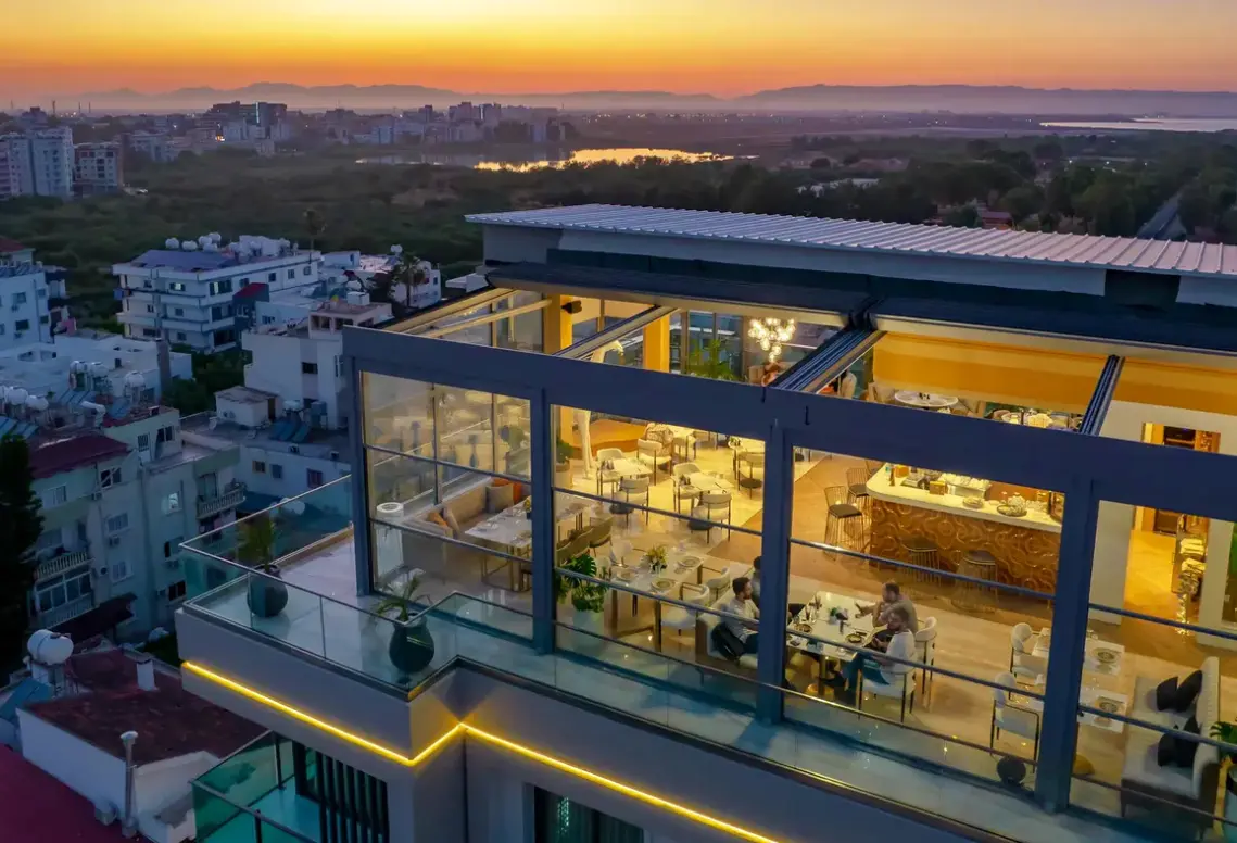 Widok z hotelu La Terrazza