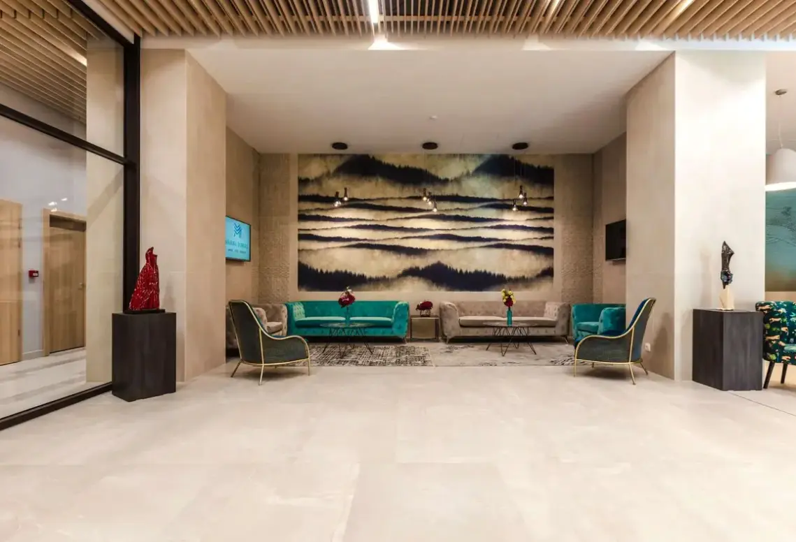 Lobby hotelu Marina Burgas