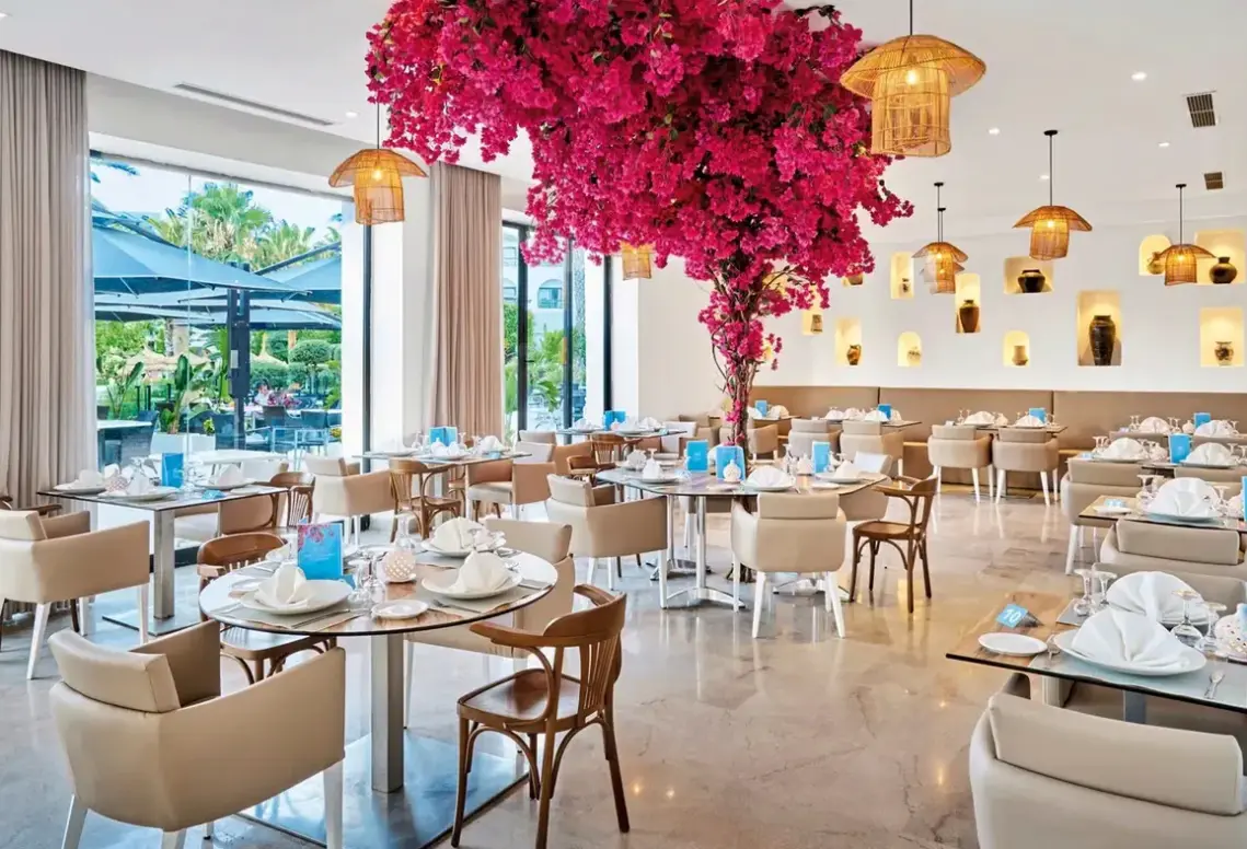 Restauracja i jedzenie w hotelu Nozha Beach Resort & Spa (ex. Vincci Nozha Beach)
