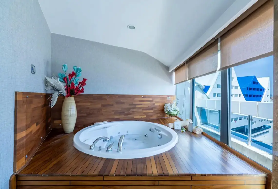 Łazienka w pokoju hotelu Orange County Alanya