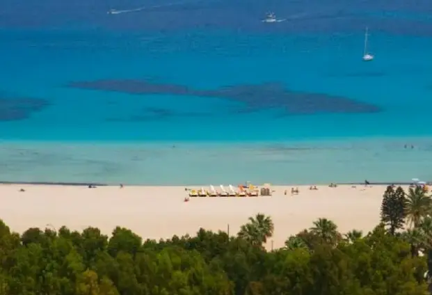 Plaża przy hotelu Panoramic (San Vito Lo Capo)
