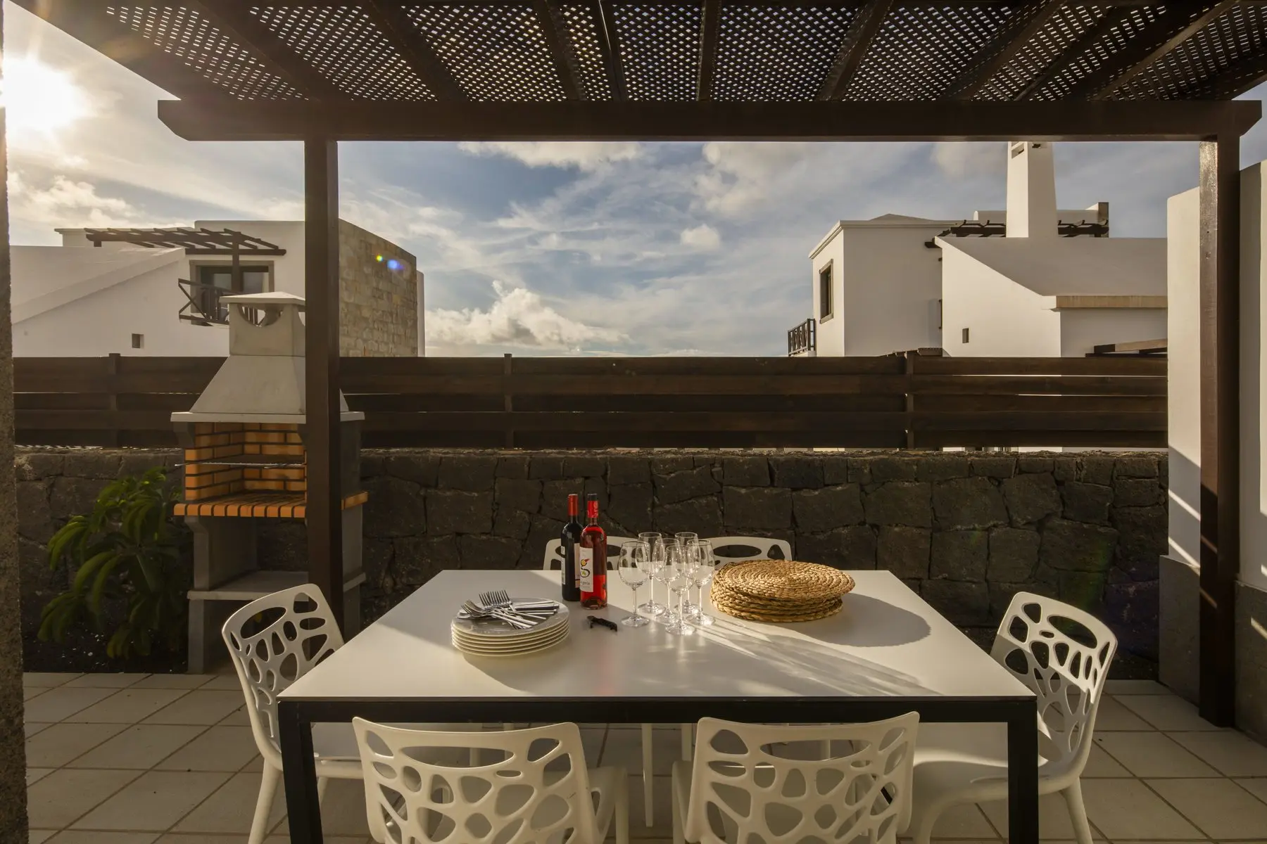 Widok z hotelu Playa Blanca Beach Mate Villas