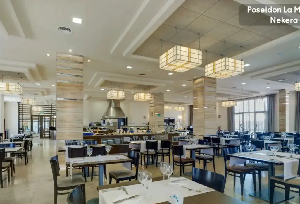 Restauracja i jedzenie w hotelu Poseidon La Manga & SPA