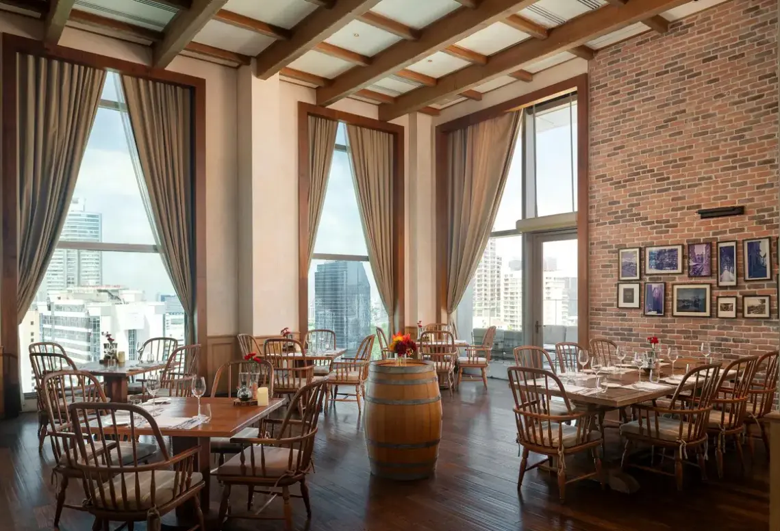 Restauracja i jedzenie w hotelu Radisson Blu Plaza Bangkok