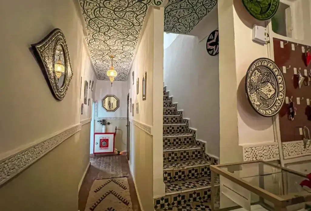 Lobby hotelu Riad Tzizwit Boutique Hotel & Spa