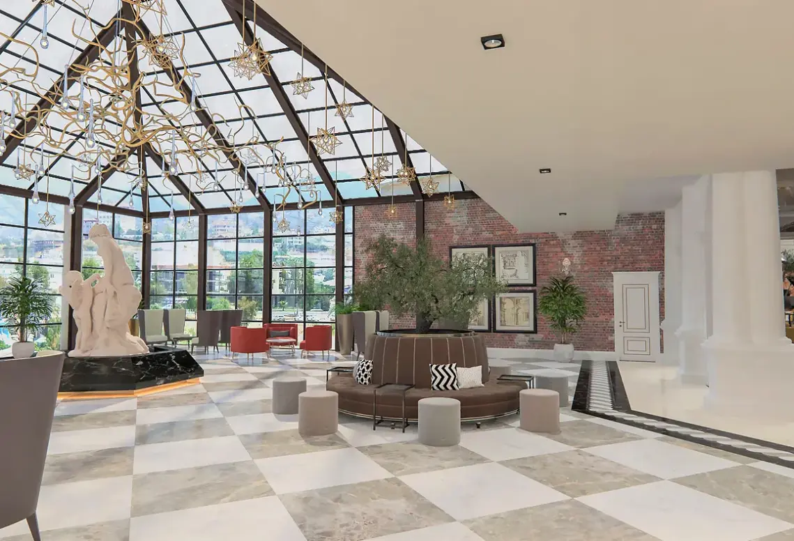 Lobby hotelu Royal Garden Beach (ex Royal Garden Select & Suite)