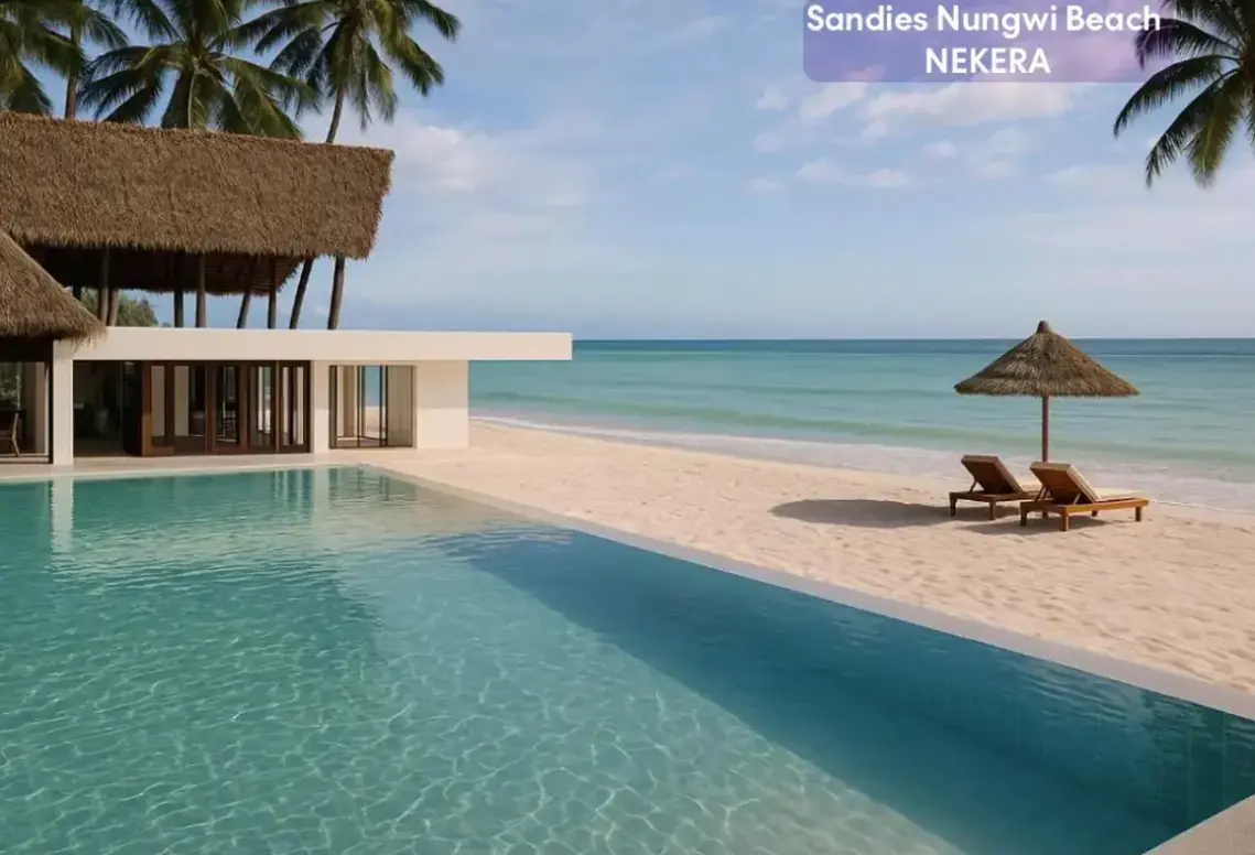 Plaża przy hotelu Sandies Nungwi Beach