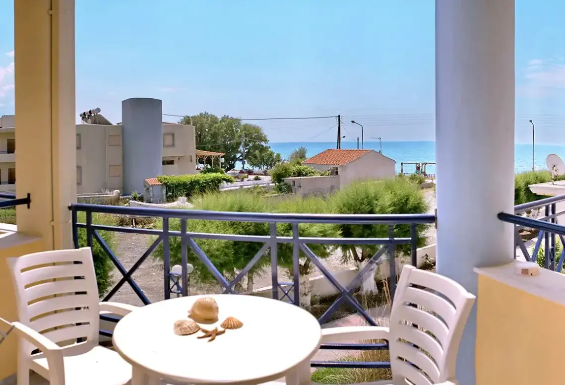 Widok z hotelu Sappho Beach Apartamenty