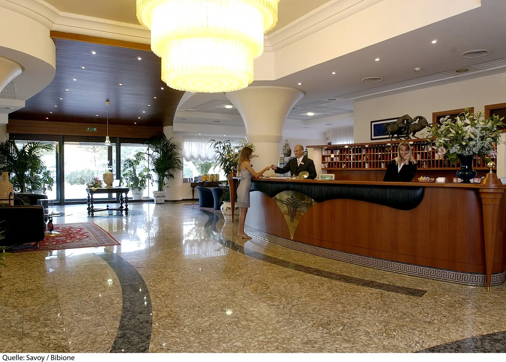 Lobby hotelu Savoy Beach Hotel & Thermal Spa