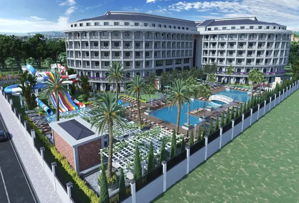 Basen w hotelu Side Moon Palace