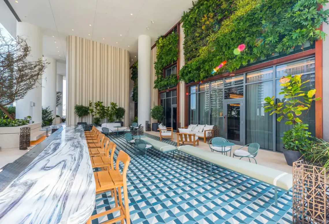 Lobby hotelu Sls Brickell