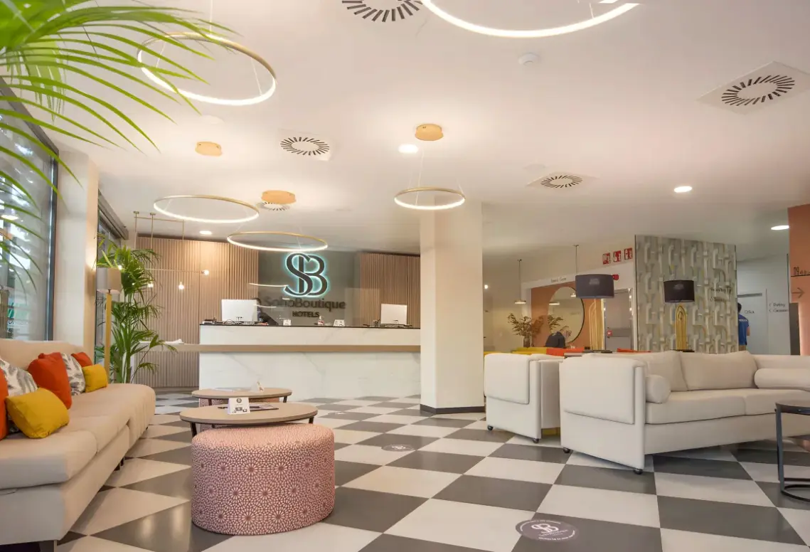 Lobby hotelu Soho Boutique Cordoba