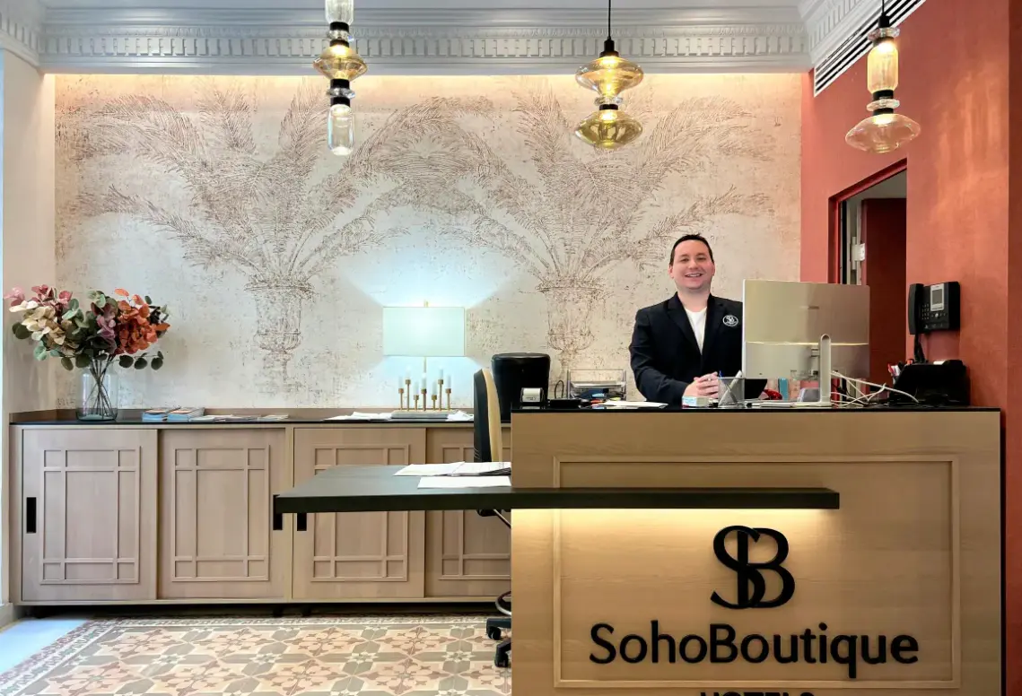 Lobby hotelu Soho Boutique Turia