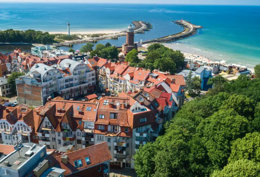 Widok z hotelu Sun & Snow Apartamenty Bliżej Morza