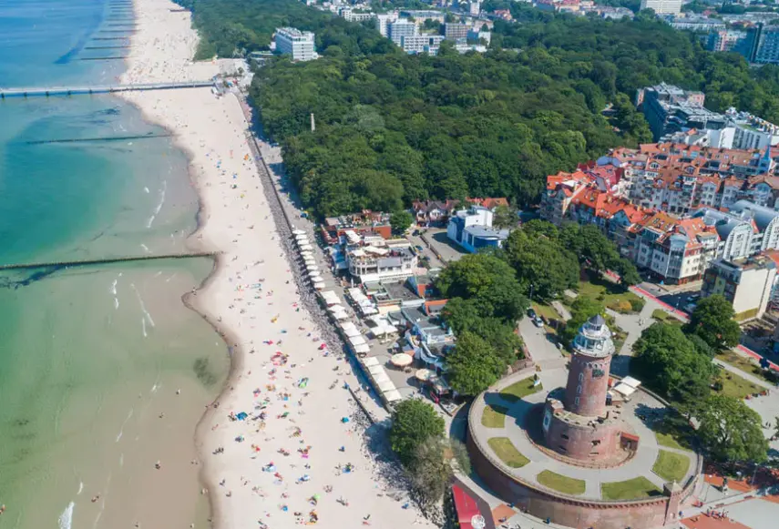 Plaża przy hotelu Sun & Snow Apartamenty Kasprowicza
