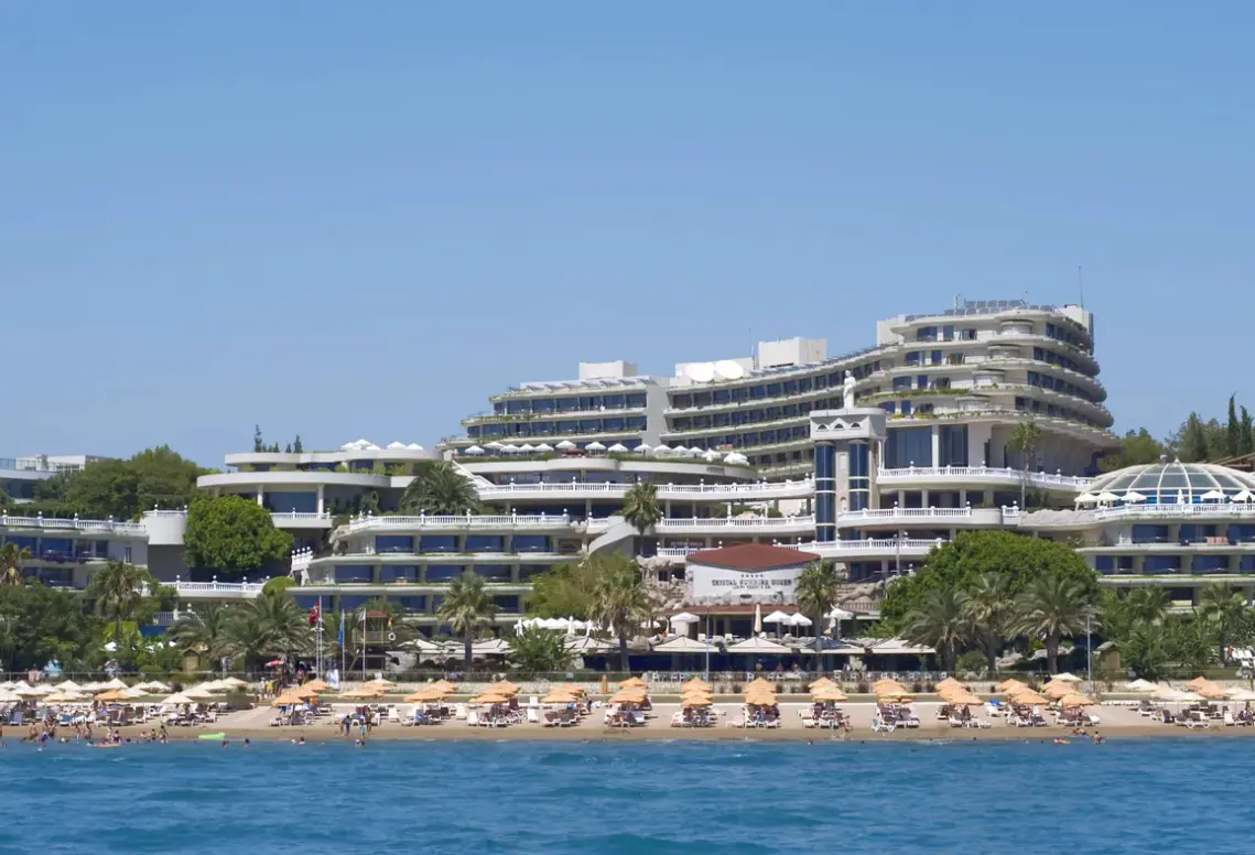 Plaża przy hotelu Sunrise Queen Luxury Resort & SPA (ex. Crystal Sunrise Queen Luxury)
