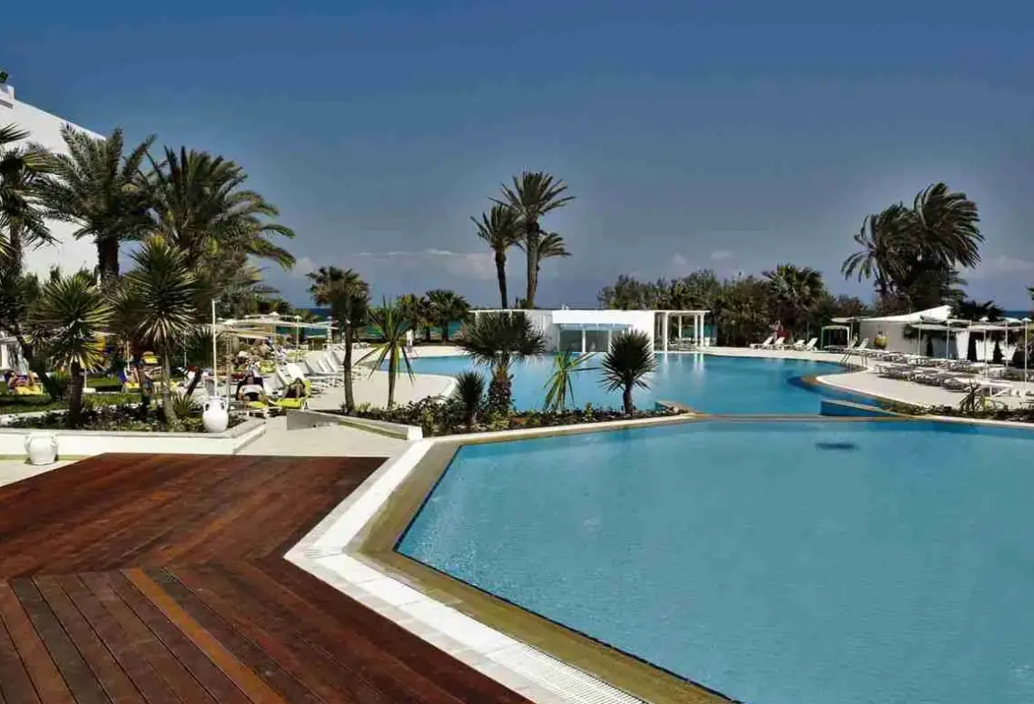 Basen w hotelu Thalassa Mahdia