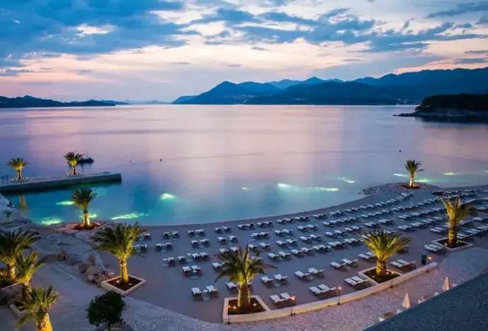 Basen w hotelu Valamar President (Dubrovnik)